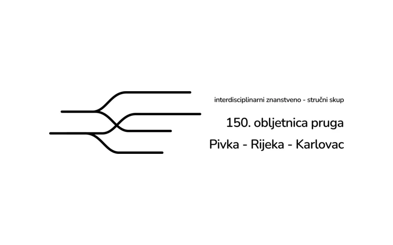 Logo for the 150th anniversary of the Rijeka railways